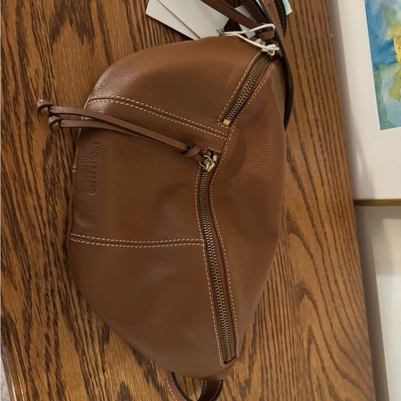 Lucky Brand Brown “Feyy” convertible crossbody/fanny pack leather bag NWT - Picture 2 of 8